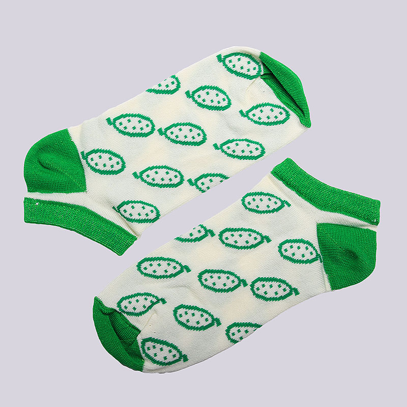 женские зеленые носки Запорожец heritage Огурцы WОгурцы-крт/бел/зел - цена, описание, фото 1
