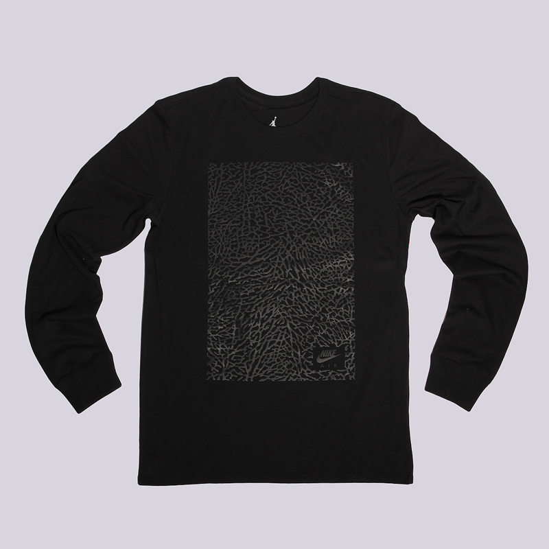 

Лонгслив Jordan AJ 3 L/S Tee, Чёрный
