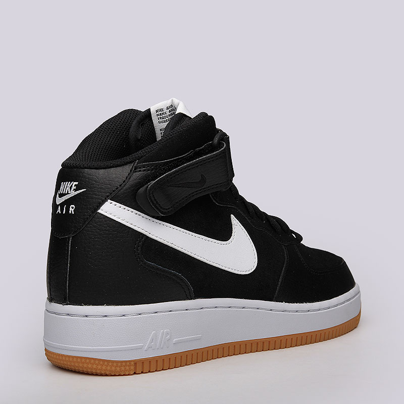 мужские черные кроссовки Nike Air Force 1 MID 315123-035 - цена, описание, фото 3