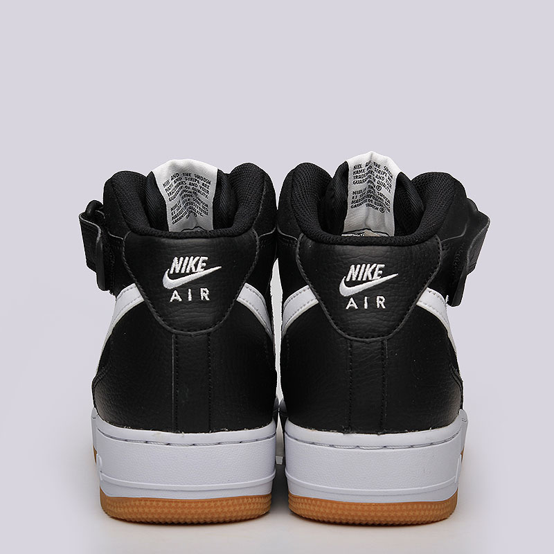 мужские черные кроссовки Nike Air Force 1 MID 315123-035 - цена, описание, фото 2