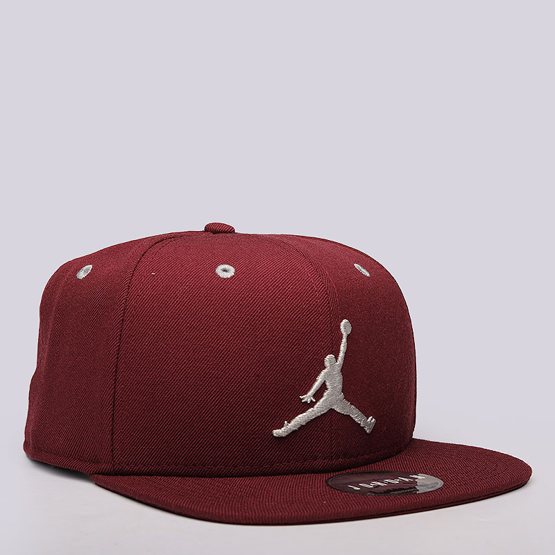 мужская бордовая кепка Jordan Jumpman Snapback 619360-681 - цена, описание, фото 2