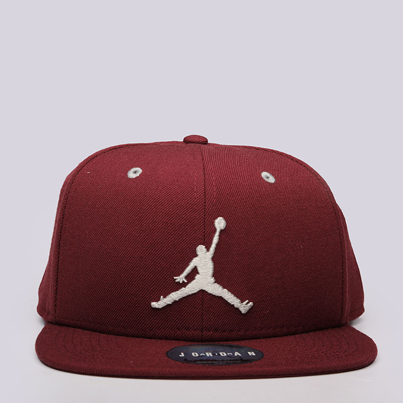 мужская бордовая кепка Jordan Jumpman Snapback 619360-681 - цена, описание, фото 1