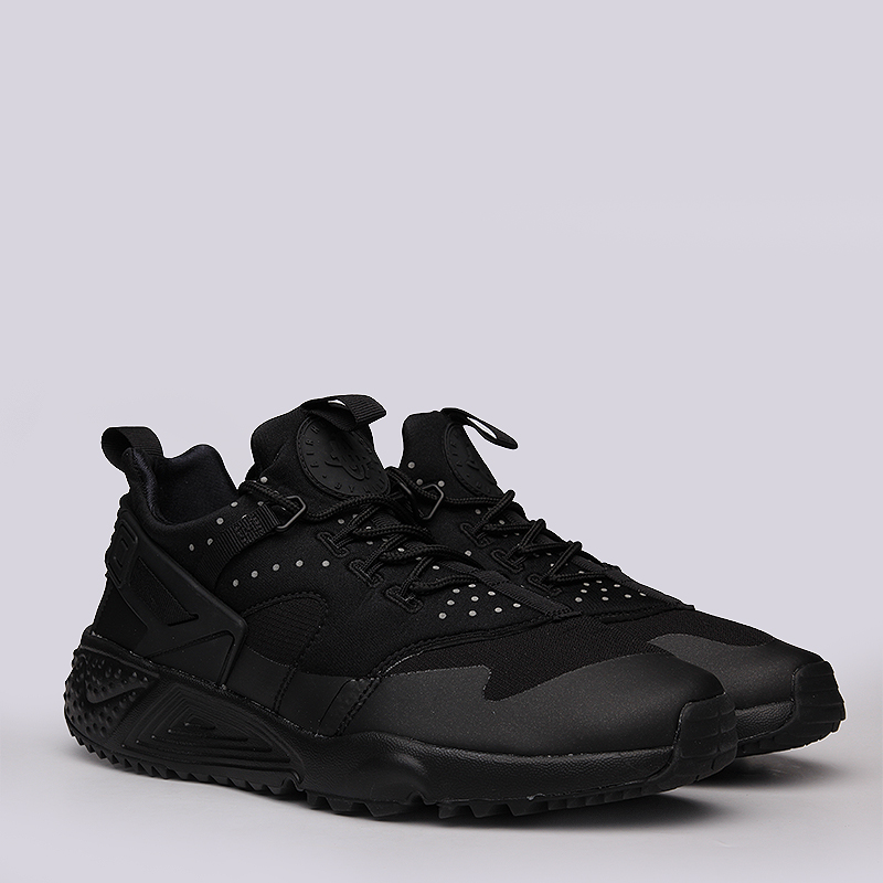 мужские черные кроссовки Nike Air Huarache Utility 806807-004 - цена, описание, фото 1