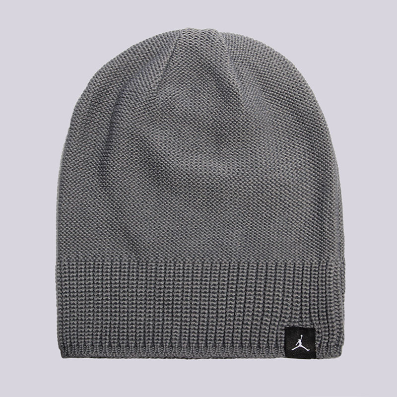  серая шапка Jordan Jumpman Beanie 801769-065 - цена, описание, фото 1