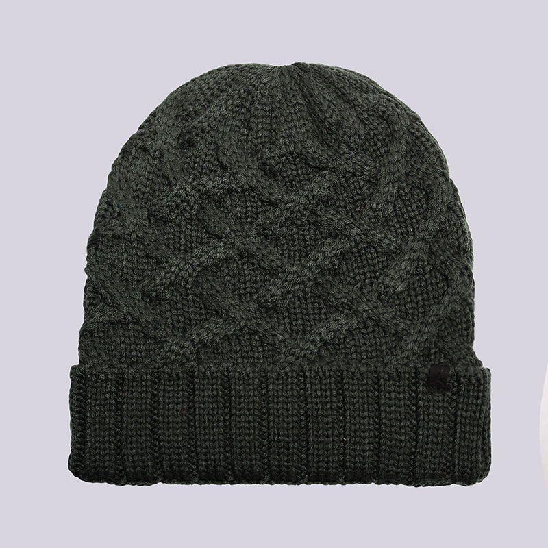  зеленая шапка Jordan Cable Beanie 802027-327 - цена, описание, фото 1