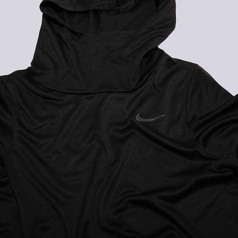 мужская черная толстовка Nike Elite LS Hoodie 829352-010 - цена, описание, фото 2