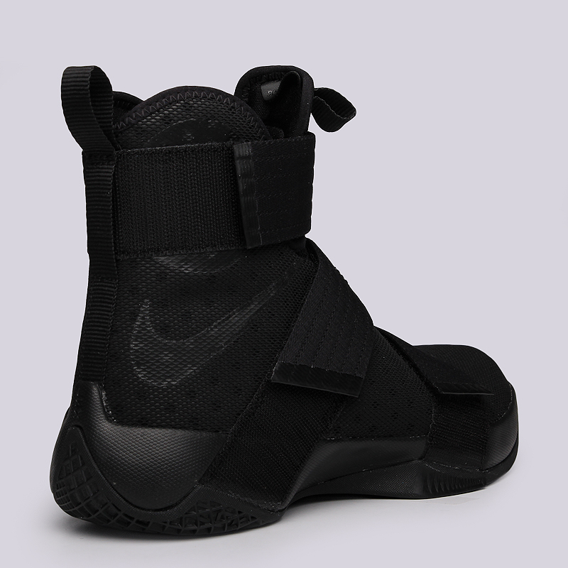 мужские черные баскетбольные кроссовки Nike Lebron Soldier 10 844374-001 - цена, описание, фото 3