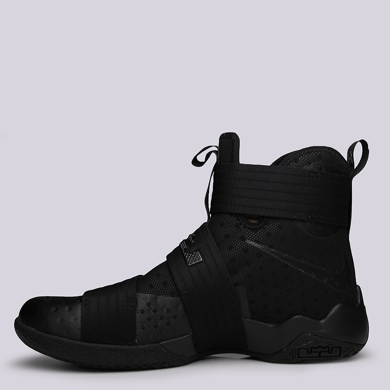мужские черные баскетбольные кроссовки Nike Lebron Soldier 10 844374-001 - цена, описание, фото 5