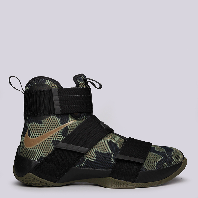 мужские черные баскетбольные кроссовки Nike Lebron Soldier 10 SFG 844378-022 - цена, описание, фото 2