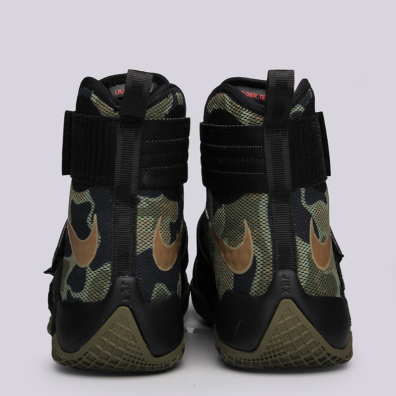 мужские черные баскетбольные кроссовки Nike Lebron Soldier 10 SFG 844378-022 - цена, описание, фото 5