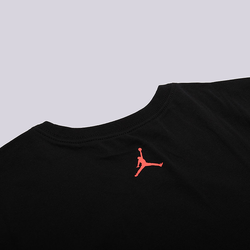 мужская черная футболка Jordan Dri-FIT Tee 801051-010 - цена, описание, фото 3
