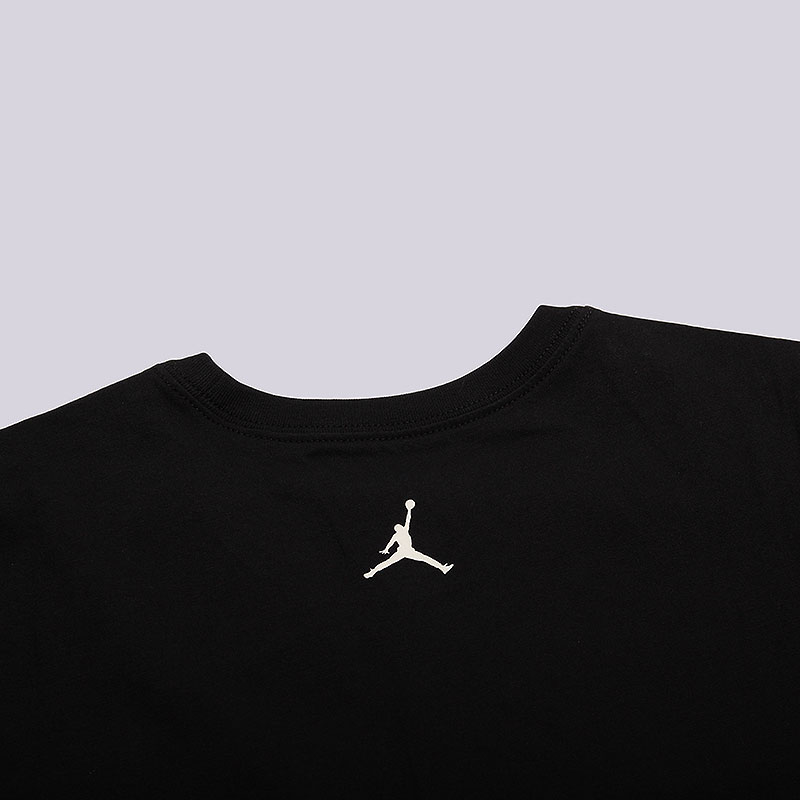 мужская черная футболка Jordan True OG Tee 801582-010 - цена, описание, фото 3