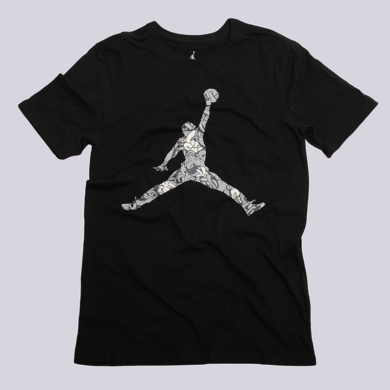 мужская черная футболка Jordan Jumpman Hands Down Tee 801601-011 - цена, описание, фото 1
