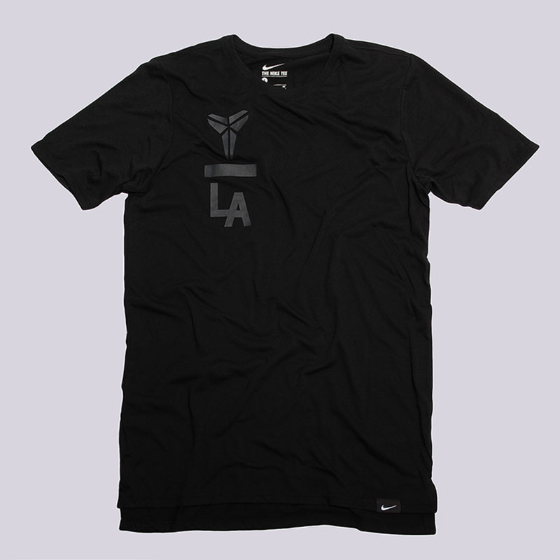 мужская черная футболка Nike Kobe Droptail Tee 806757-010 - цена, описание, фото 1