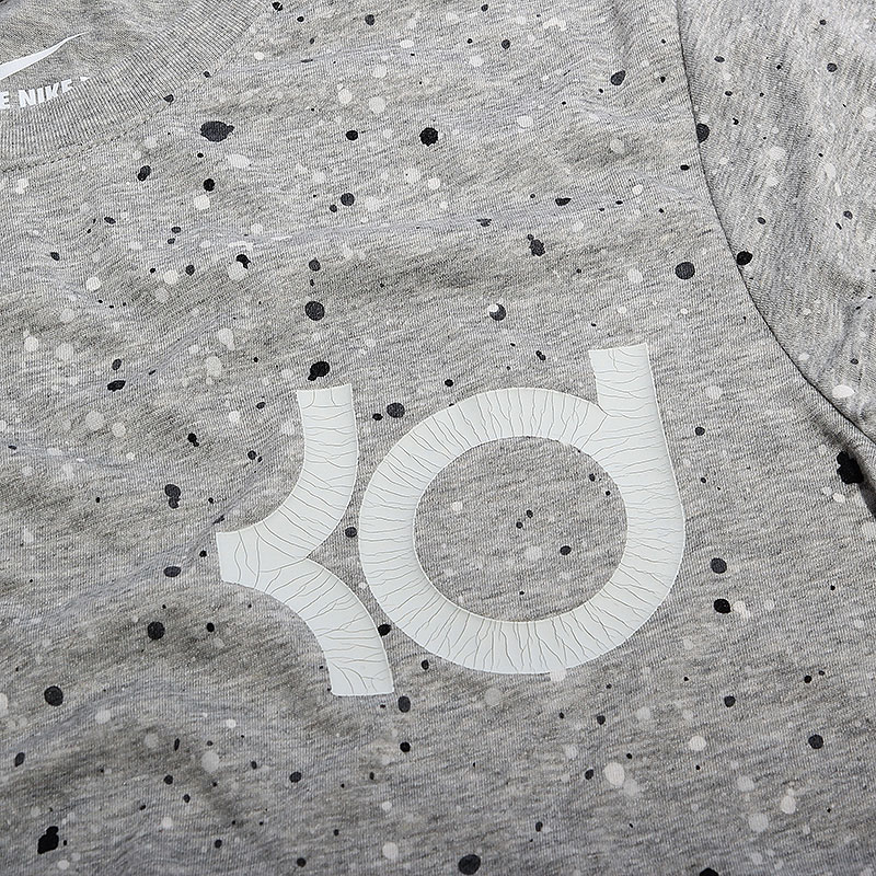 мужская серая футболка Nike S+ KD Fairmount Tee 846048-010 - цена, описание, фото 3