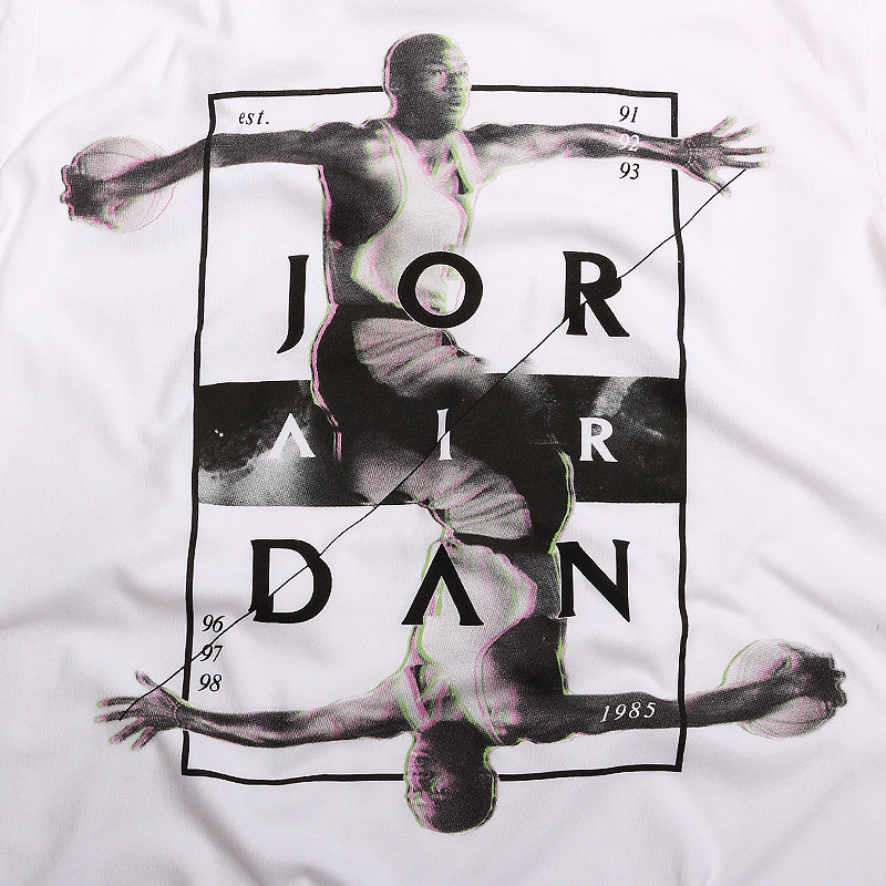мужская белая футболка Jordan Dynamic Tee 801568-100 - цена, описание, фото 2