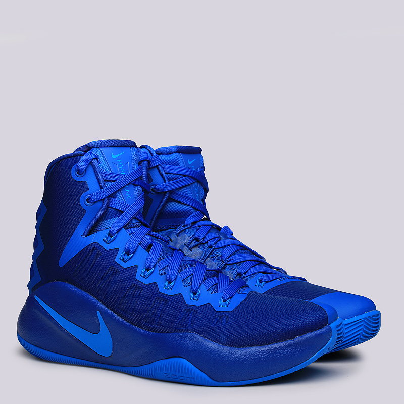 мужские синие баскетбольные кроссовки Nike Hyperdunk 2016 844359-440 - цена, описание, фото 1