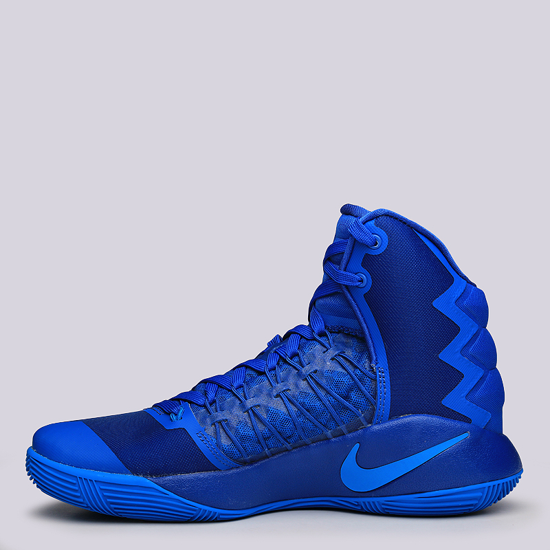 мужские синие баскетбольные кроссовки Nike Hyperdunk 2016 844359-440 - цена, описание, фото 5