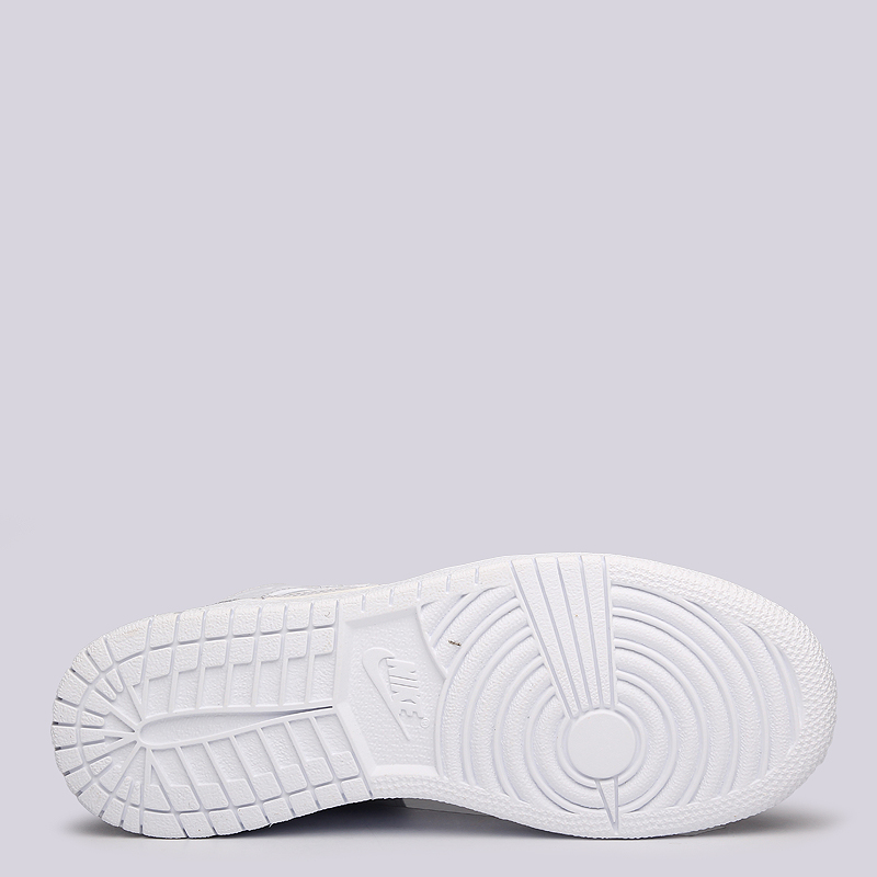 женские белые кроссовки Jordan 1 MID BG 554725-110 - цена, описание, фото 4