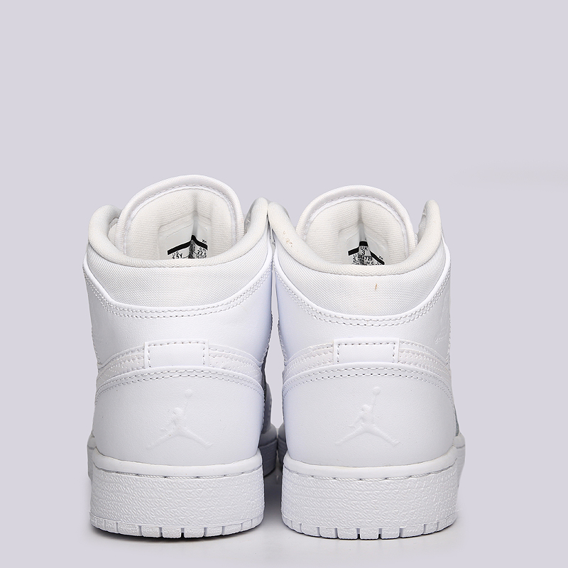 женские белые кроссовки Jordan 1 MID BG 554725-110 - цена, описание, фото 6