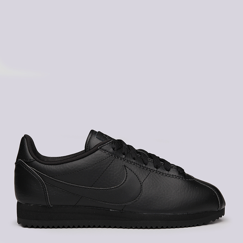 женские черные кроссовки Nike WMNS Classic Cortez STR LTR 884922-001 - цена, описание, фото 2
