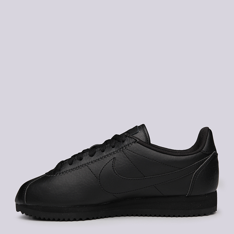 женские черные кроссовки Nike WMNS Classic Cortez STR LTR 884922-001 - цена, описание, фото 5