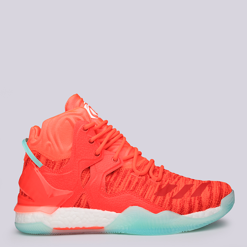 мужские красные баскетбольные кроссовки adidas D Rose 7 Primeknit AQ7743 - цена, описание, фото 2