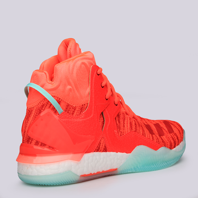 мужские красные баскетбольные кроссовки adidas D Rose 7 Primeknit AQ7743 - цена, описание, фото 3