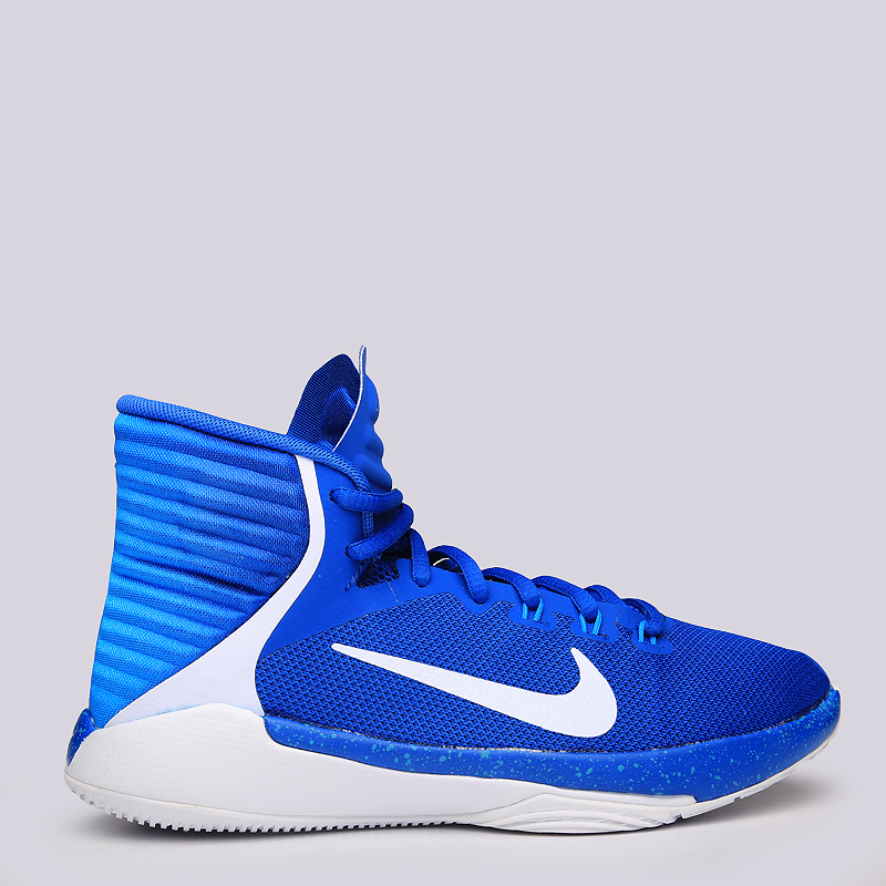 детские синие баскетбольные кроссовки Nike Prime Hype DF GS 2016 845096-400 - цена, описание, фото 2