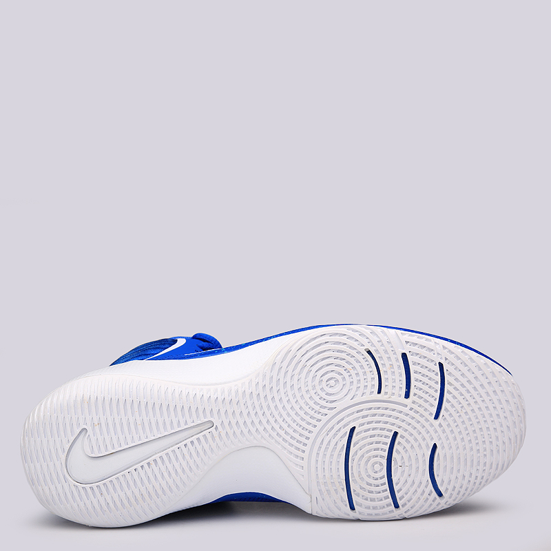 детские синие баскетбольные кроссовки Nike Prime Hype DF GS 2016 845096-400 - цена, описание, фото 4