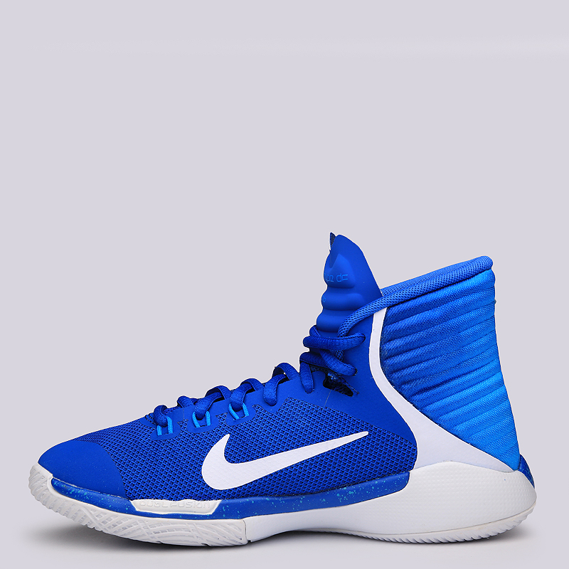 детские синие баскетбольные кроссовки Nike Prime Hype DF GS 2016 845096-400 - цена, описание, фото 5