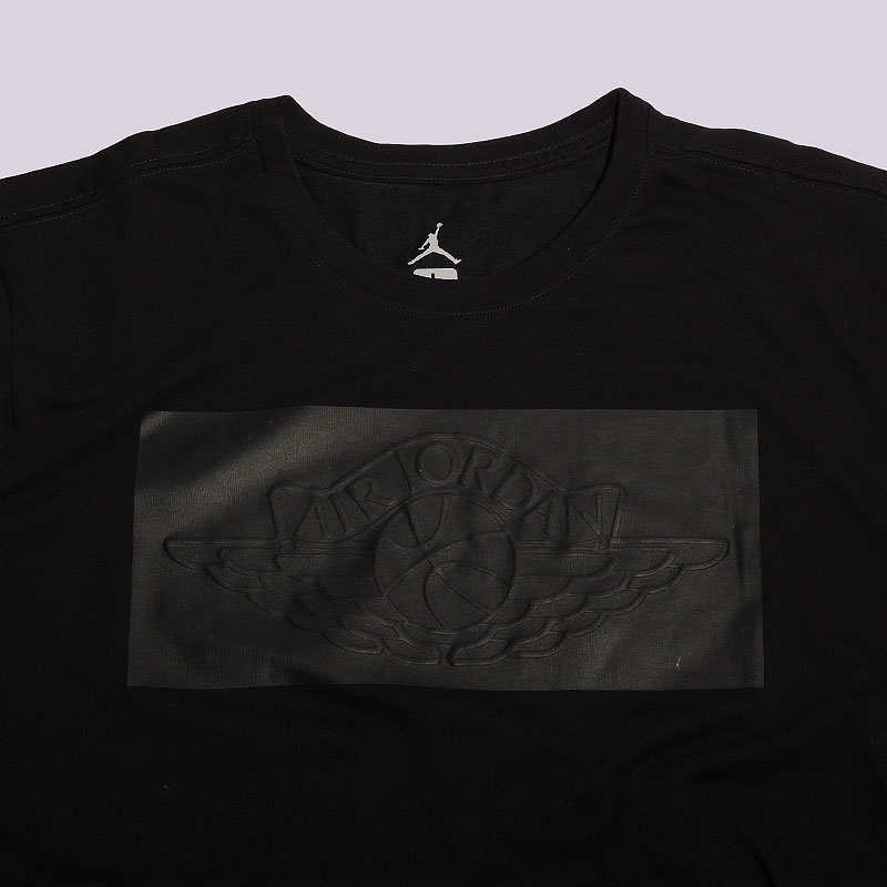 мужская черная футболка Jordan Modern Wings Dri-FIT  Tee 801049-010 - цена, описание, фото 2