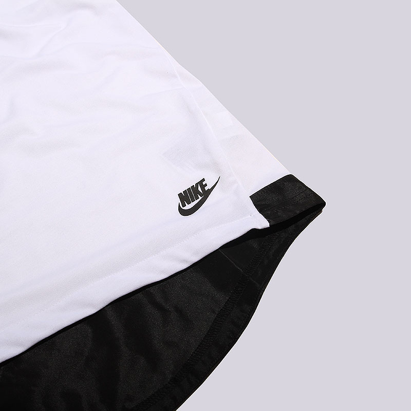 мужская белая футболка Nike BND Top SS KNT 805122-100 - цена, описание, фото 2