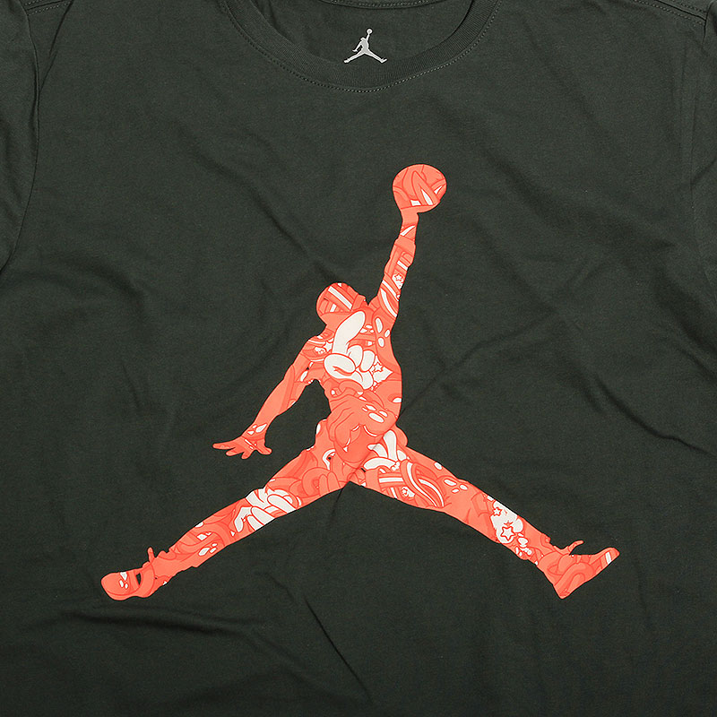 мужская зеленая футболка Jordan Hands Down Tee 801601-327 - цена, описание, фото 3