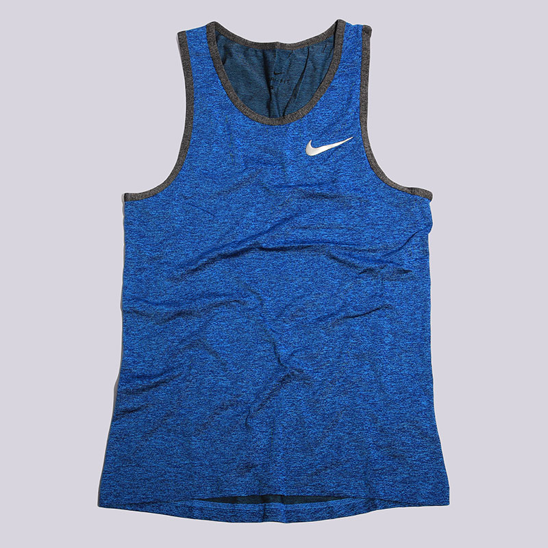 мужская синяя майка Nike Hyperelite Knit Tank 822874-435 - цена, описание, фото 1