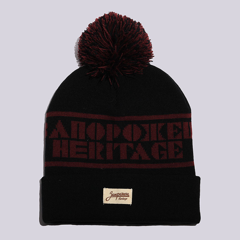 мужская черная шапка Запорожец heritage Classic Logo Classic LogoFW17-blk - цена, описание, фото 1