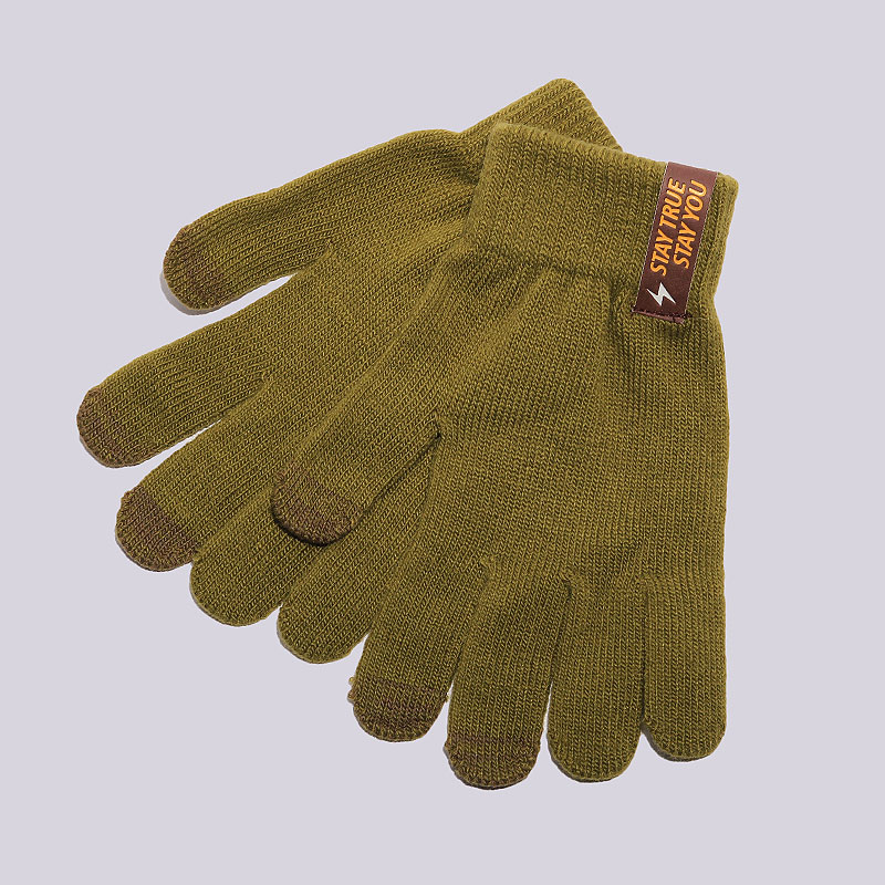  зеленые перчатки True spin Touch Gloves-olive/green - цена, описание, фото 1