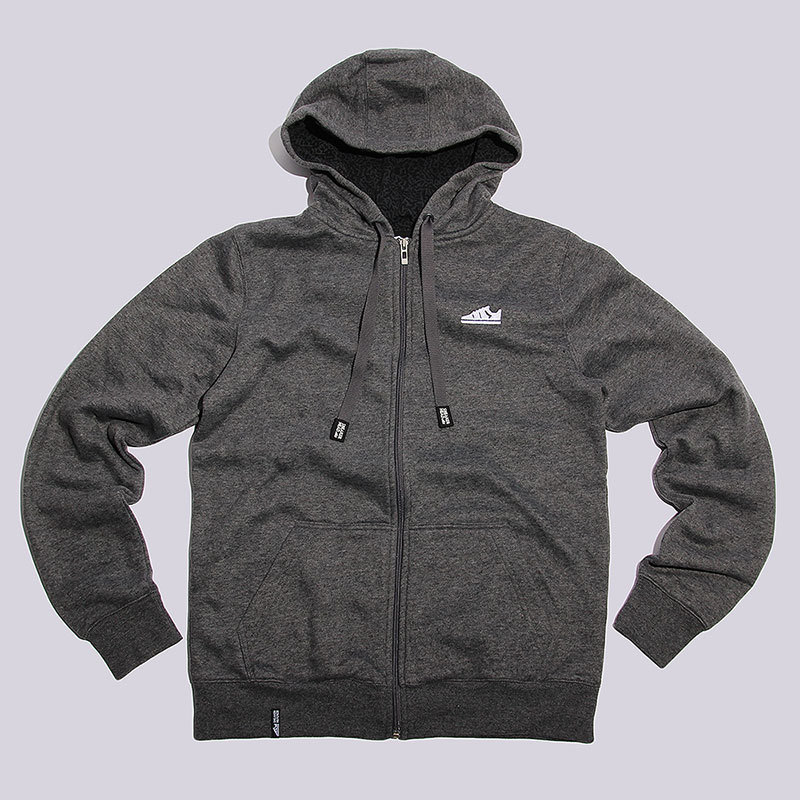 мужская серая толстовка Sneakerhead Logo Zip Hoody 20001-410 - цена, описание, фото 1