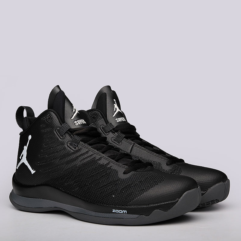 мужские черные баскетбольные кроссовки Jordan Super.Fly 5 844677-005 - цена, описание, фото 1