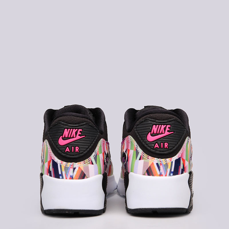 детские черные кроссовки Nike Air Max 90 Print Mesh PS 833498-001 - цена, описание, фото 6