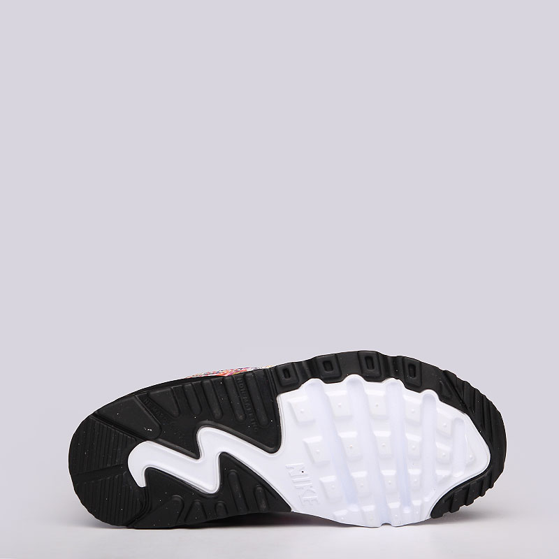детские черные кроссовки Nike Air Max 90 Print Mesh PS 833498-001 - цена, описание, фото 4