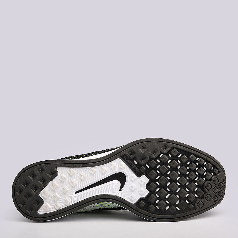 мужские черные кроссовки Nike Flyknit Racer 526628-011 - цена, описание, фото 4