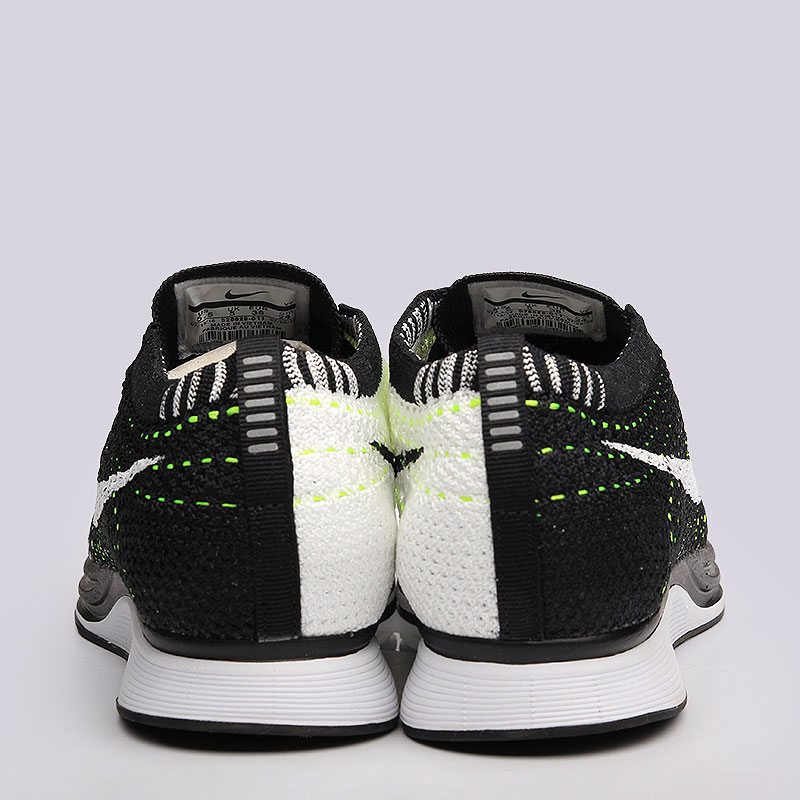 мужские черные кроссовки Nike Flyknit Racer 526628-011 - цена, описание, фото 6