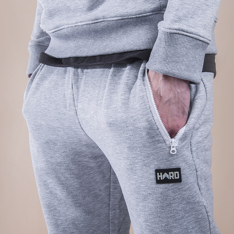 мужские серые брюки Hard 15Hrd 15Hrd-grey - цена, описание, фото 4