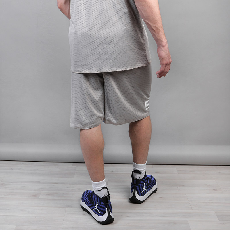 мужские серые шорты Hard HRD Shorts Hard grey/blue-074 - цена, описание, фото 3