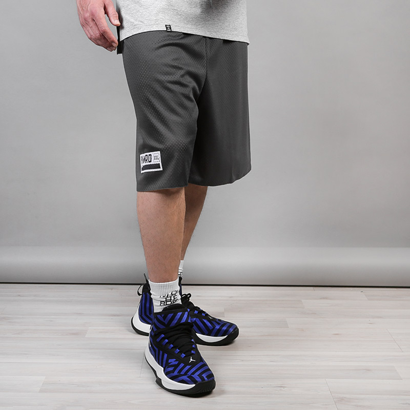 мужские серые шорты Hard HRD Shorts Hard black/gold-090 - цена, описание, фото 1