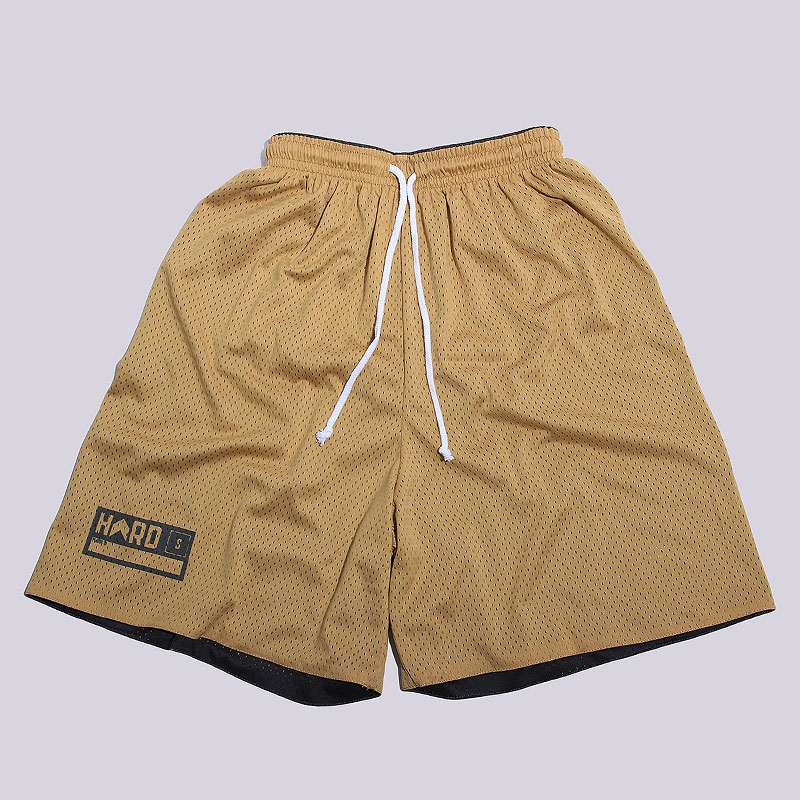 мужские серые шорты Hard HRD Shorts Hard black/gold-090 - цена, описание, фото 2