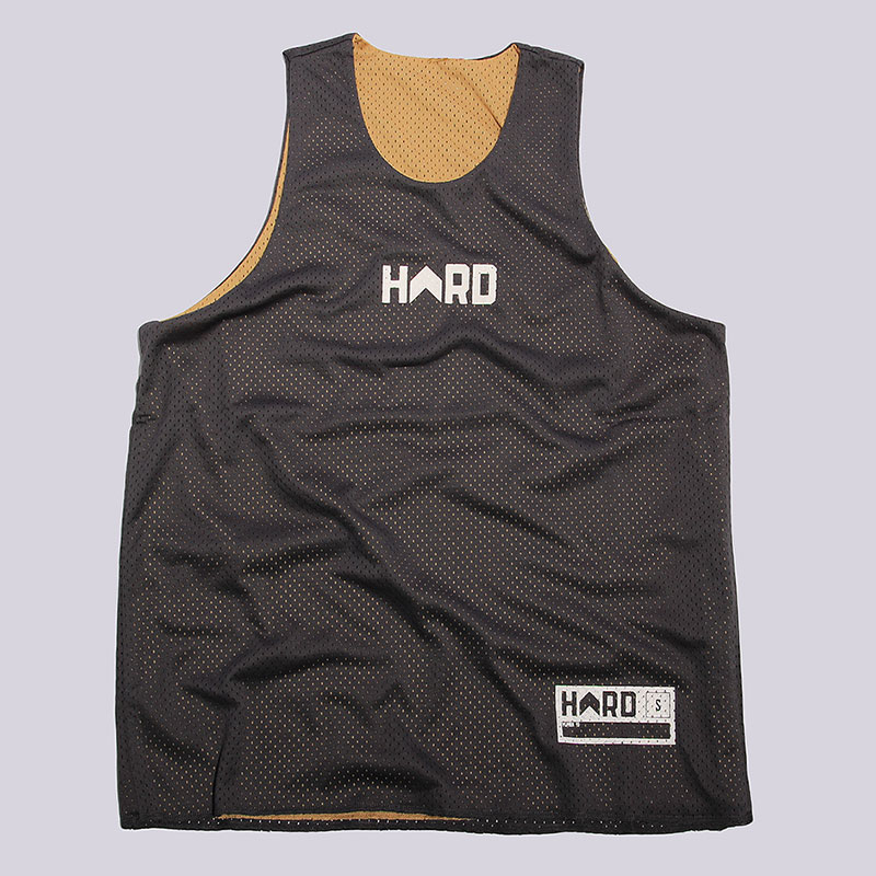 мужская серая майка Hard Sleeveless Hard Hard blk/gold-0908 - цена, описание, фото 1