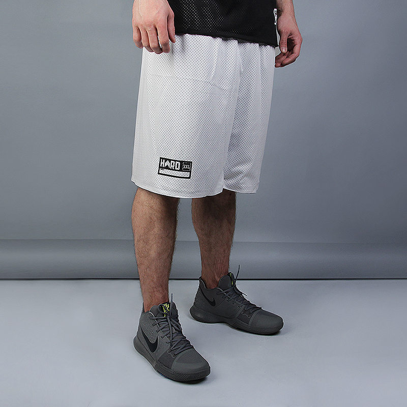 Мужские двухсторонние шорты Hard HRD Shorts (Hard blk/white-010)  - цена, описание, фото 2