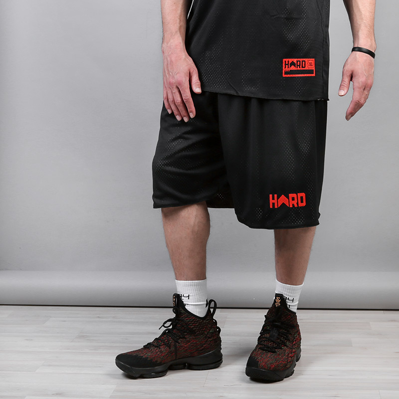 Мужские двухсторонние шорты Hard HRD Shorts (FOREST-CAMO/GRN-302)  - цена, описание, фото 2